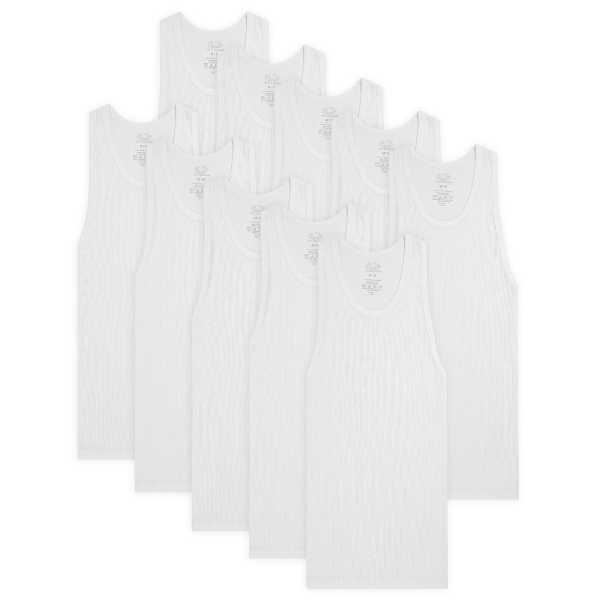 Fruit of The Loom Boys' Eversoft Cotton Undershirts, T Shirts & Tank Tops