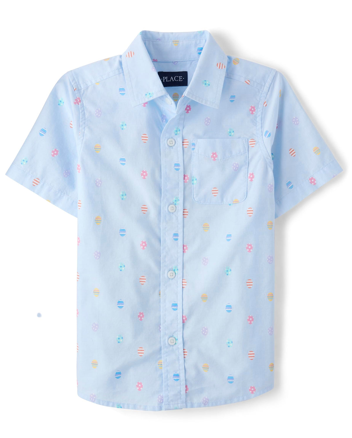 The Children's Place boys Short Sleeve Button Up Shirt