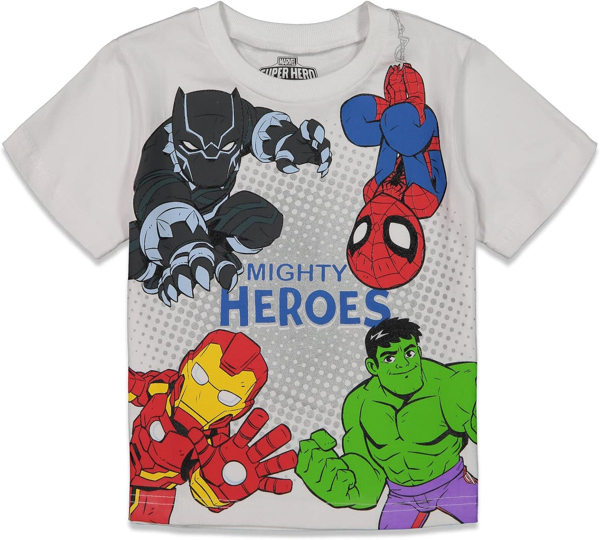 Marvel Boys' Short Sleeve T-Shirt 4-Pack Toddler to Little Kid