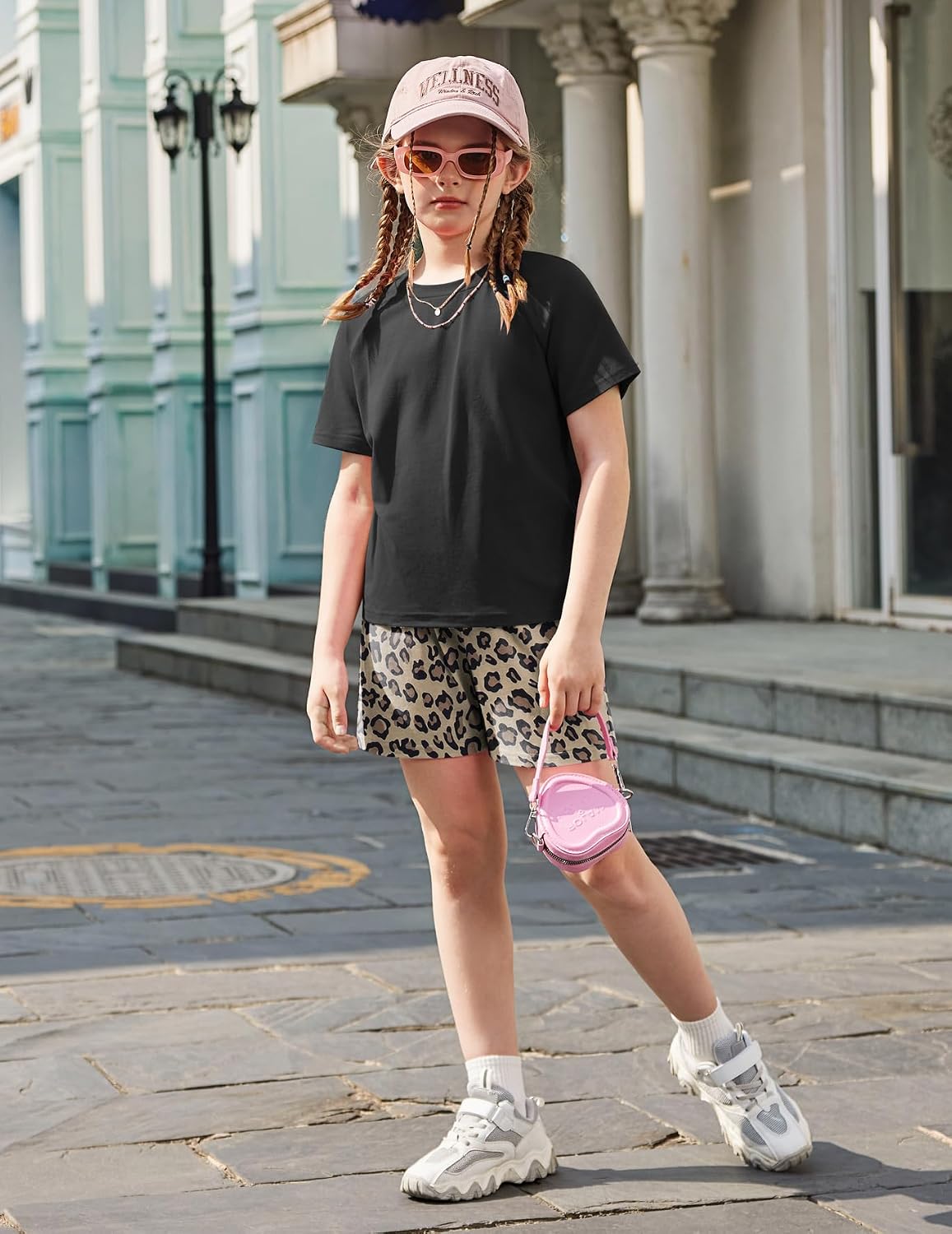 Arshiner Girls 2 Piece Outfits Summer Clothes Fashion Tops and Shorts Set