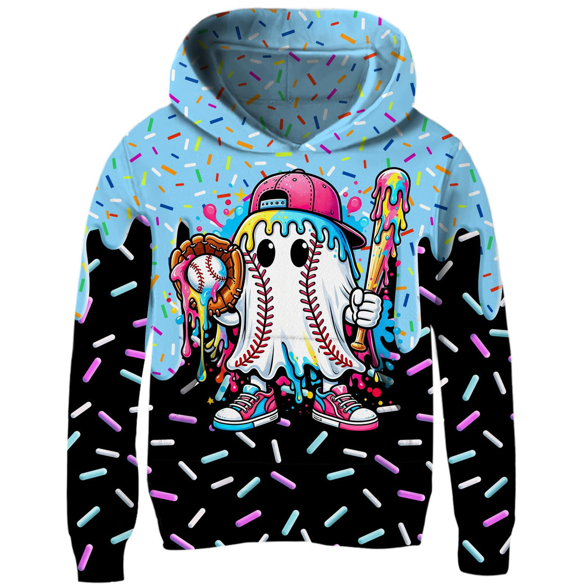 Idgreatim Boys Girls Hoodies Kids 3D Graphic Hooded Sweatshirts size 6-16