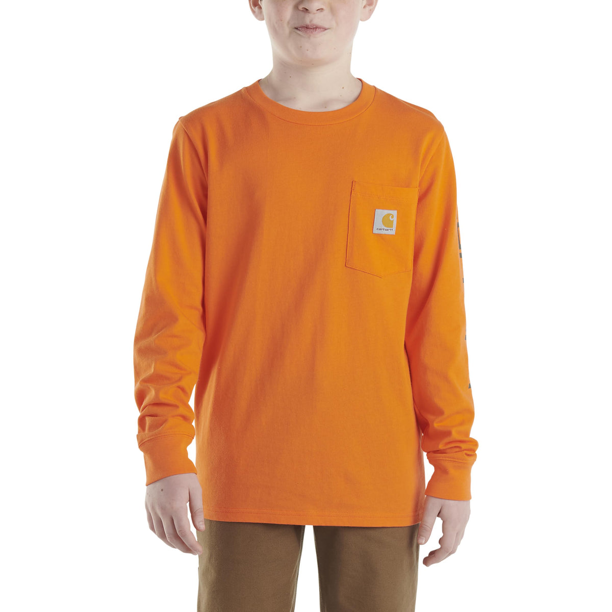Carhartt Boys Long-Sleeve Pocket T-Shirt