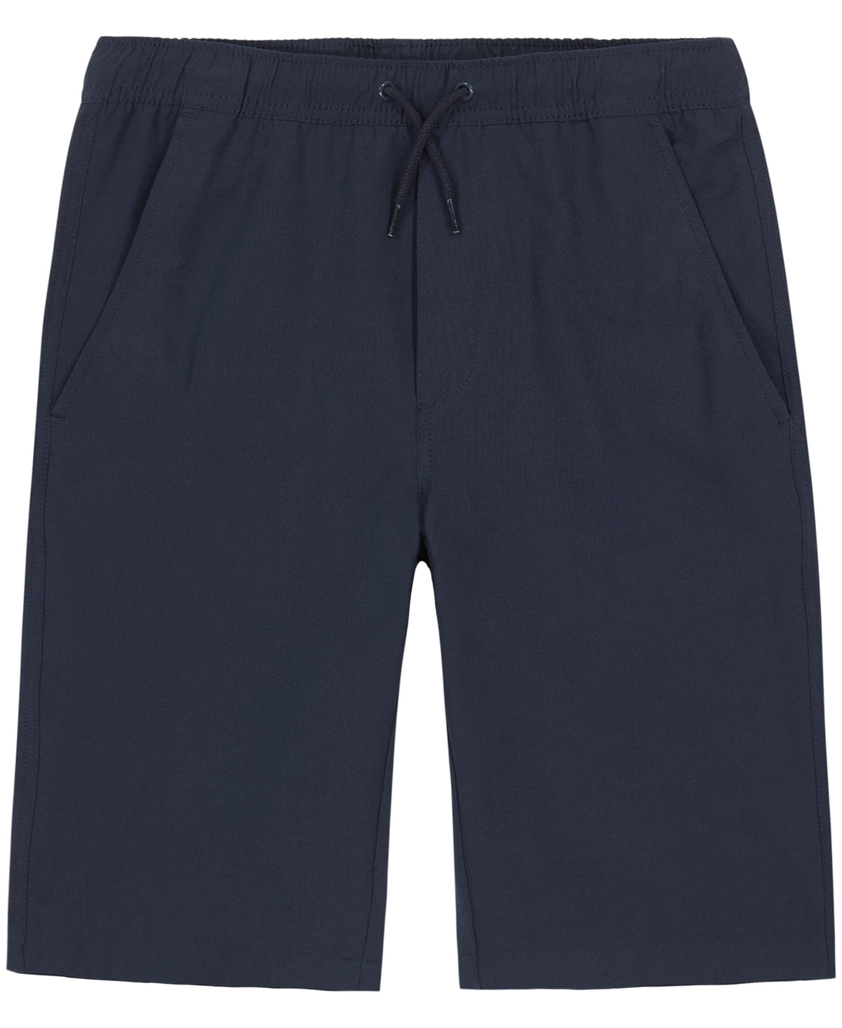Nautica Boys' School Uniform Performance Khaki Shorts, Moisture Wicking