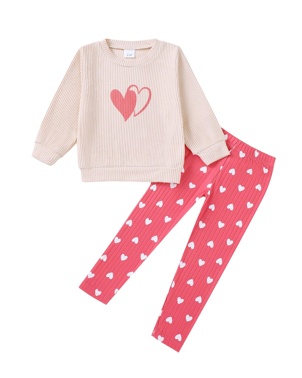 SODLON Girls Clothes Little Girl Fall Winter Leggings Pants Outfits 2-7Y