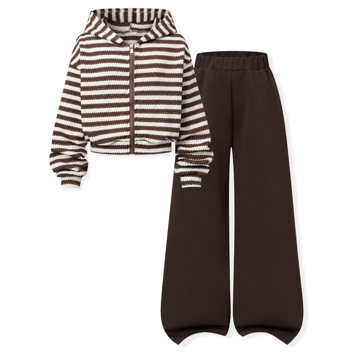 Girls 2 Piece Outfit Tween Girls Fashion Clothes Set Long Sleeve + Comfortable Pants Outfits 9-16 Years