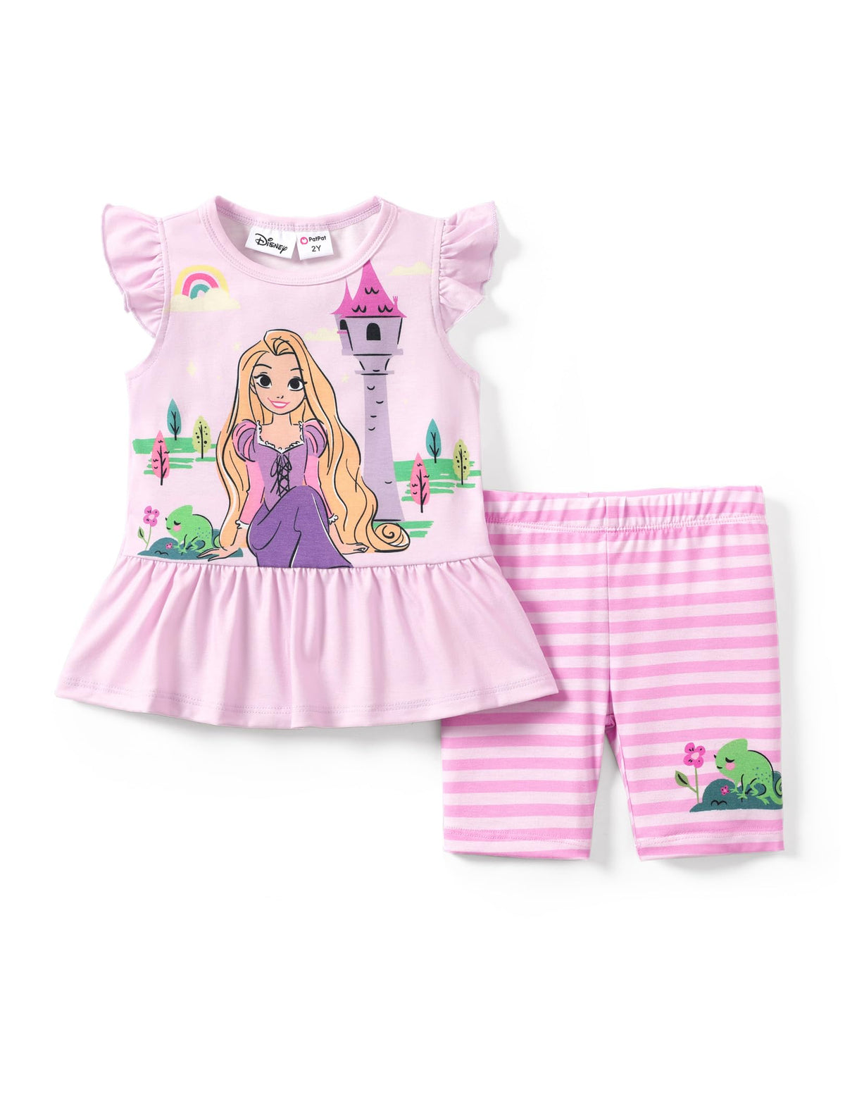 Disney Toddler Girls Clothes Long Sleeve Shirt Leggings 2pcs Outfits Set