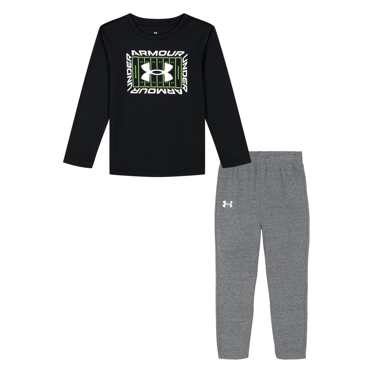 Under Armour Boys' 2-piece Long Sleeve Graphic T-Shirt and Joggers Set