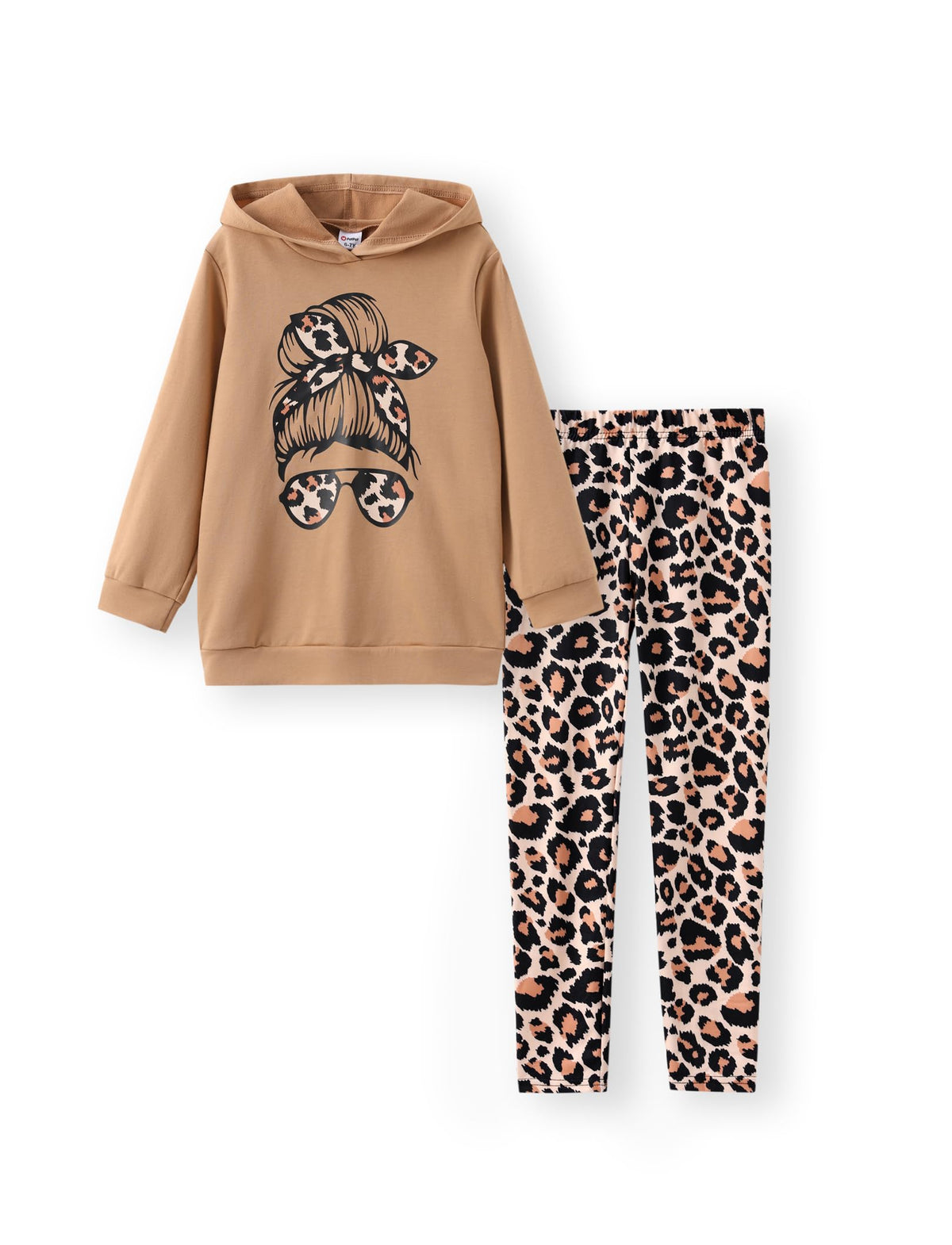 PATPAT Girls Hooded Sweatshirt Leggings Set 2 Piece Fall Outfit 4-12Y