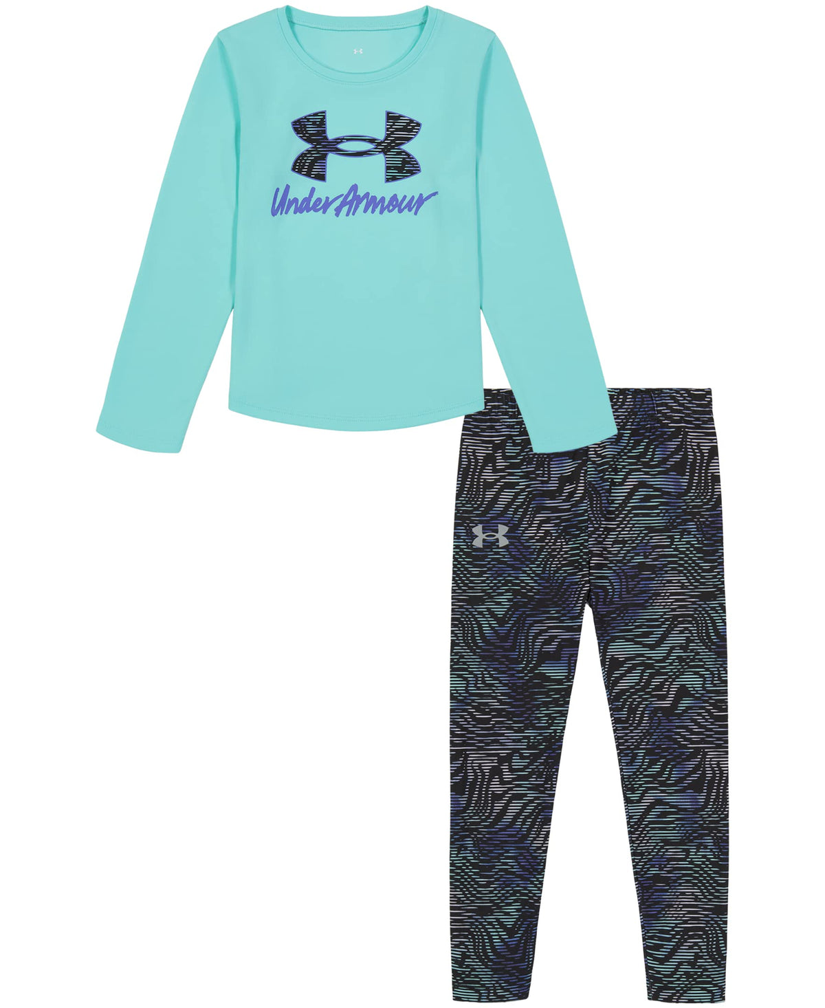Under Armour Kids Printed LS Leggings Set (Little Kid)