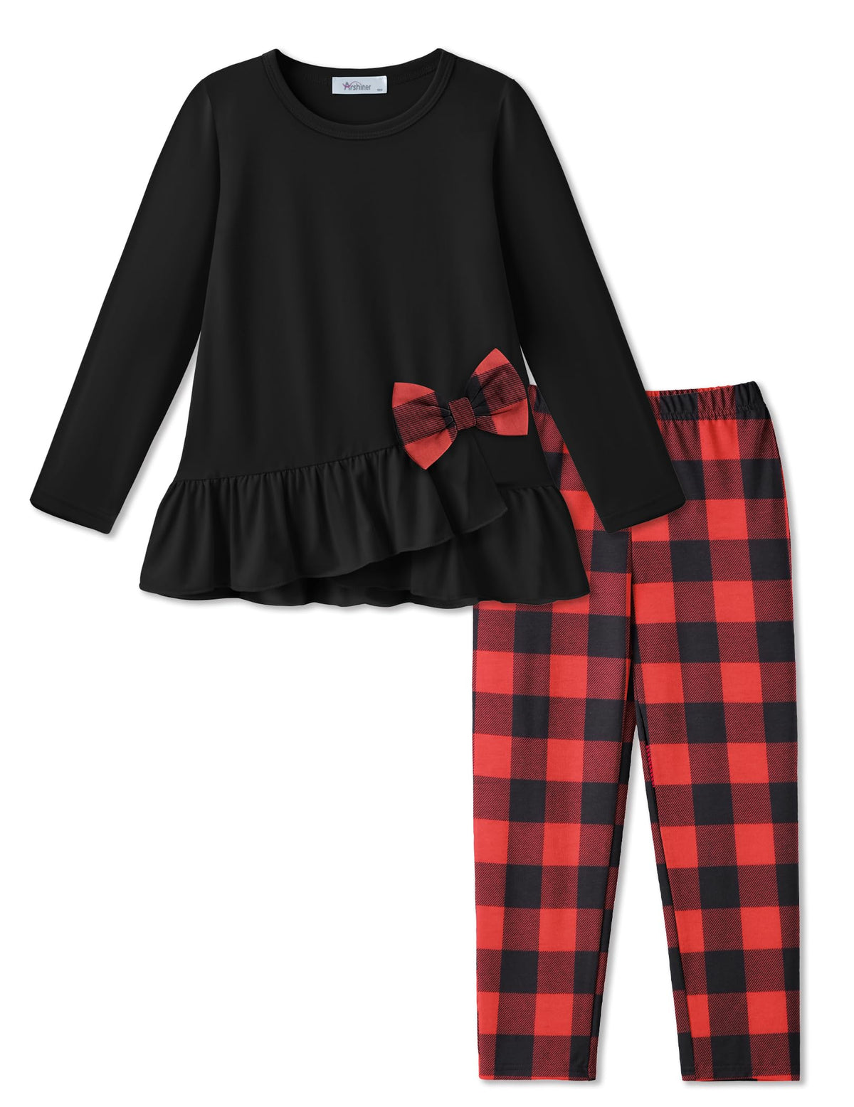 Arshiner Toddler Girl Clothes Fall Outfit Long Sleeve Tops Leggings Set