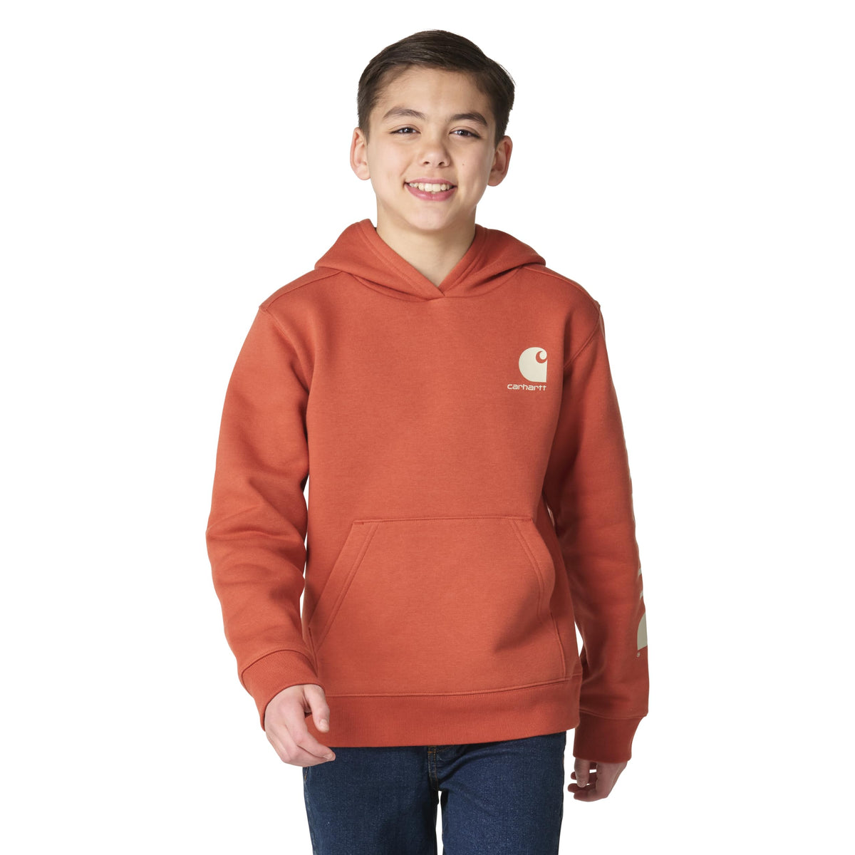 Carhartt Boys Long Sleeve Hooded Sweatshirt