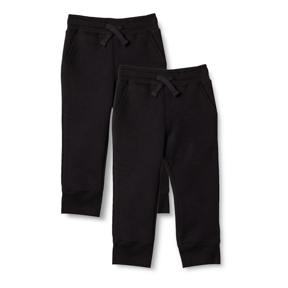 Amazon Essentials Boys and Toddlers' Fleece Jogger Sweatpants with Elastic Waist and Drawstring, Multipacks
