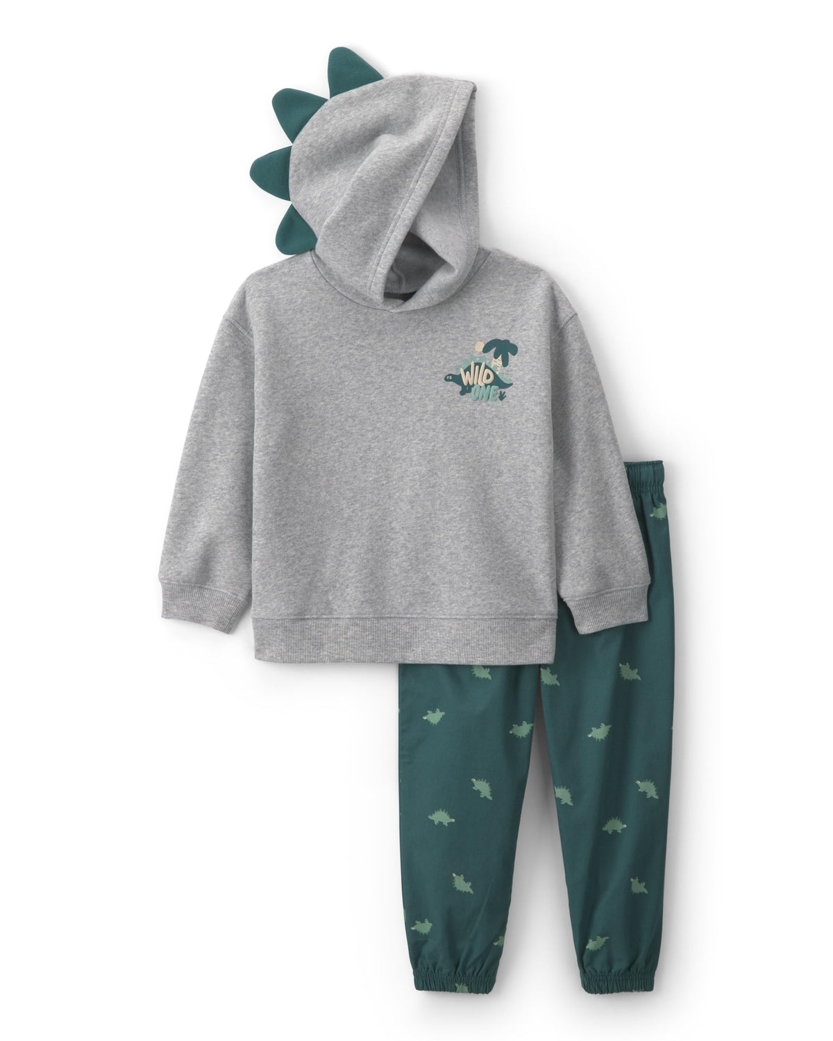 Carter's Baby Boys' 2-piece Pant Set Navy Blue Grey Little Champ Print