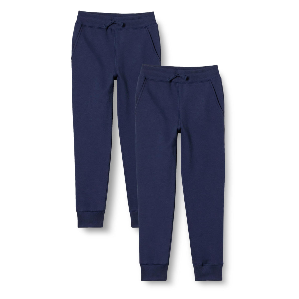 Amazon Essentials Boys and Toddlers' Fleece Jogger Sweatpants with Elastic Waist and Drawstring, Multipacks