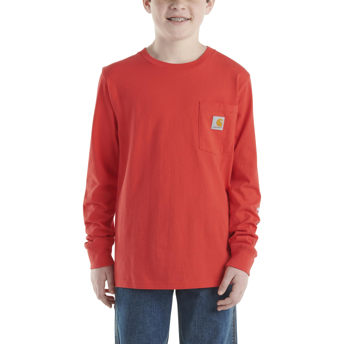 Carhartt Boys Long-Sleeve Pocket T-Shirt