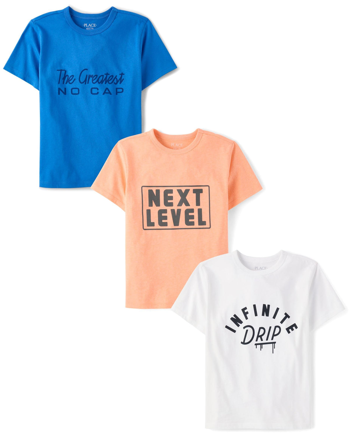 The Children's Place Boys The Children's Place Boys Short Sleeve Graphic T- Shirt 3-Pack