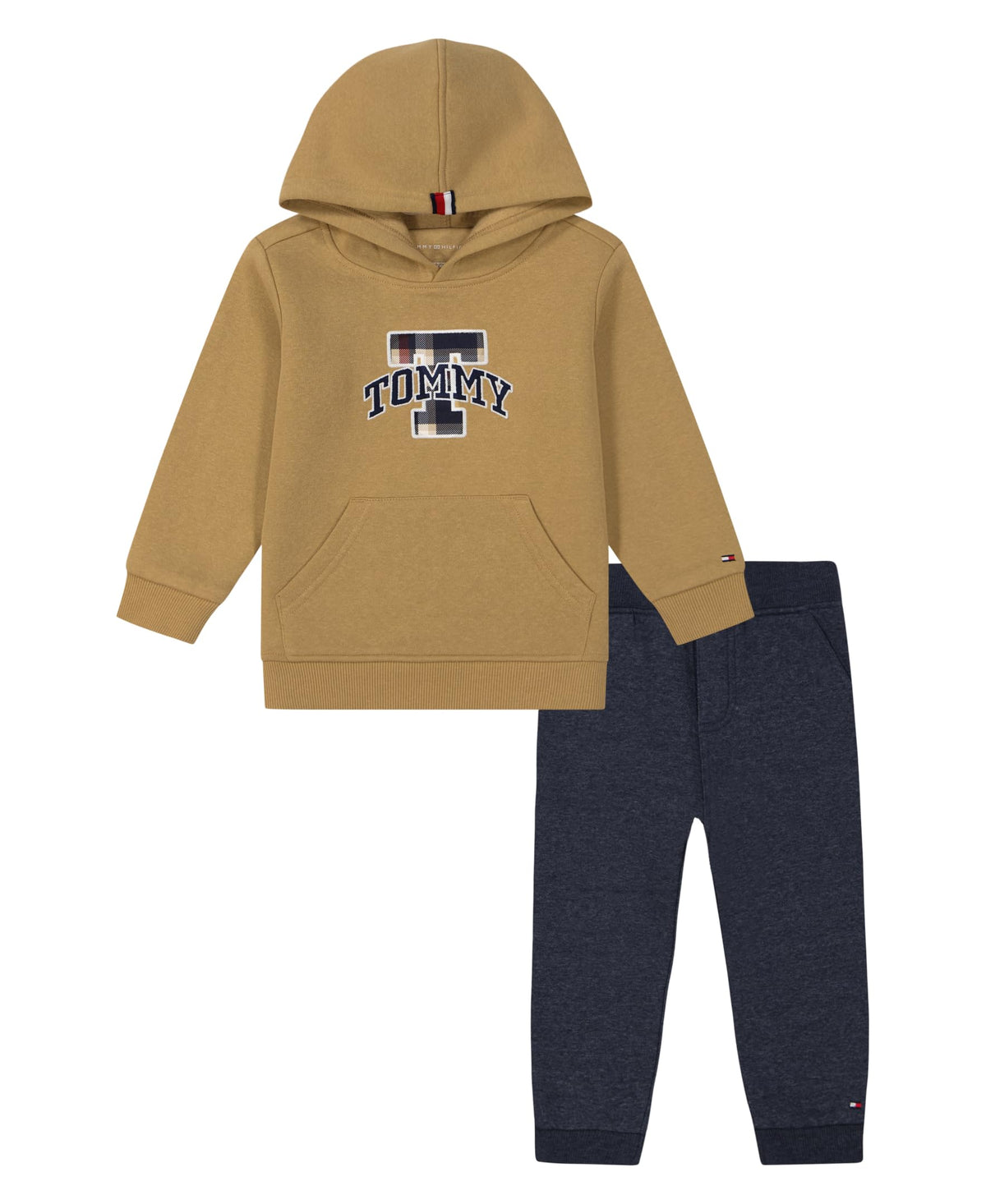 Tommy Hilfiger Boys' Sweatpant Set, 2-Piece Fleece Sweatshirt and Joggers