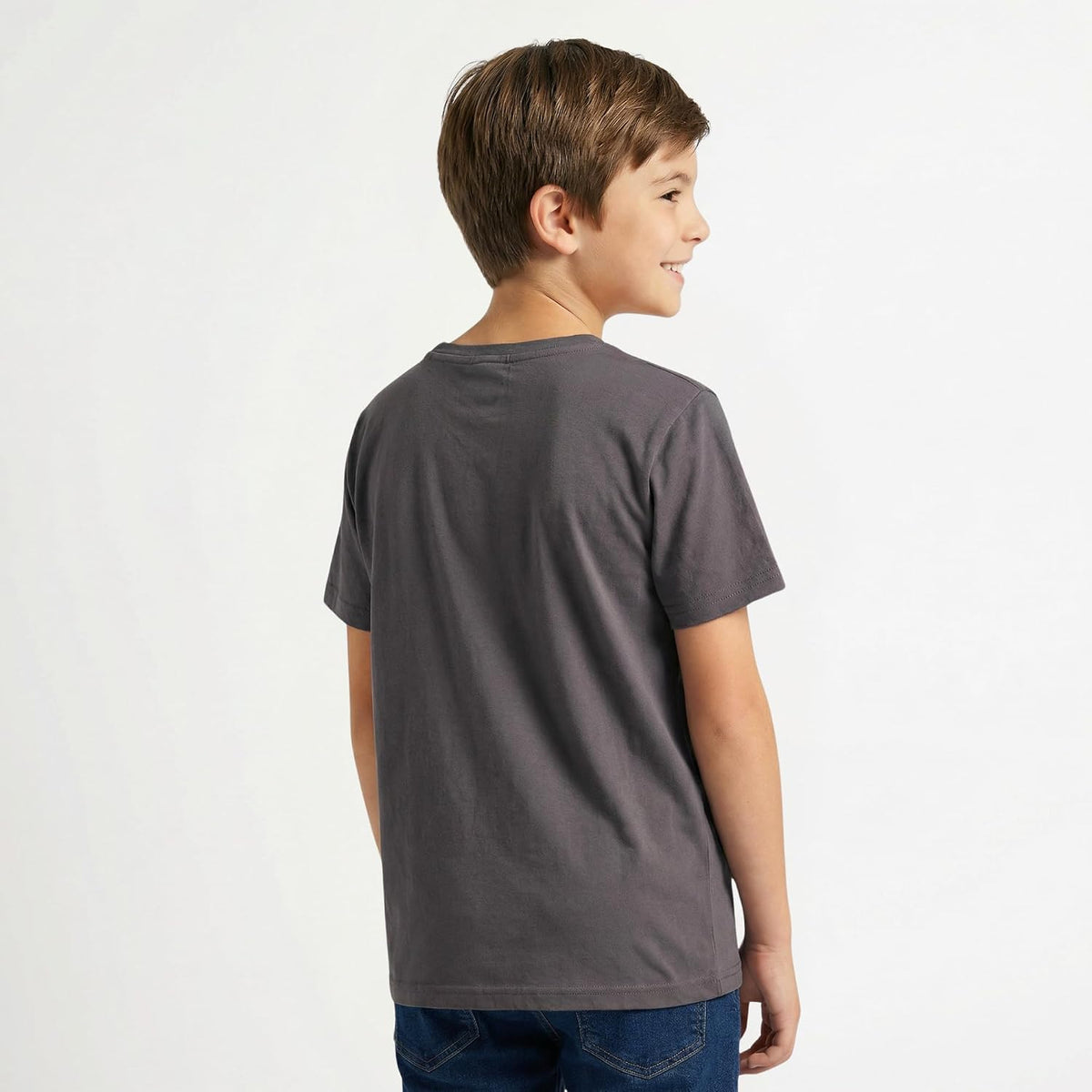Wrangler Boys T Shirts 2-Pack - Crew Neck Pocket Tee, Soft Cotton Blend