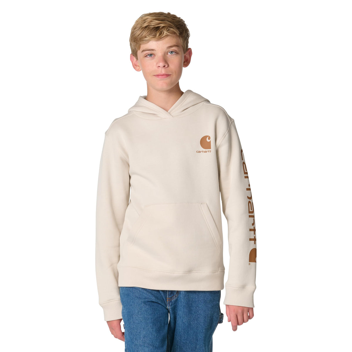 Carhartt Boys Long Sleeve Hooded Sweatshirt