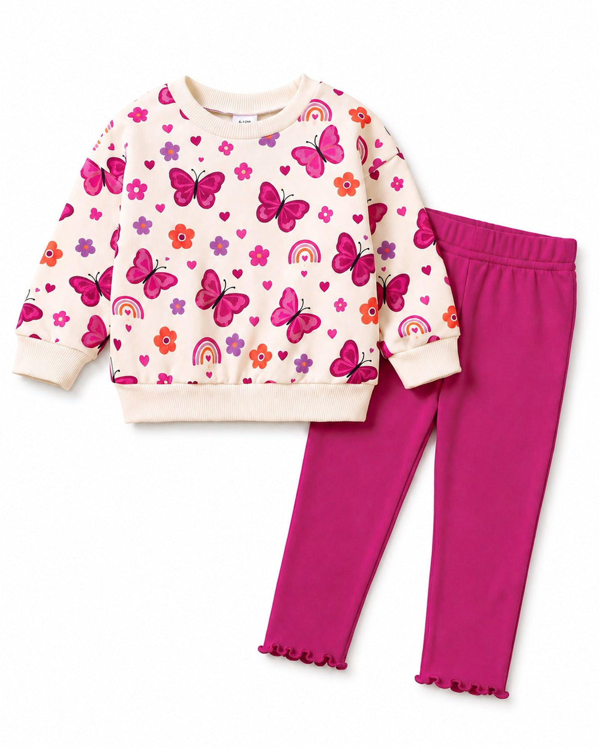 Baby Girl Clothes Baby Girl Outfits Sweatshirt Pants Set Long Sleeve Floral Print 6 12 18 24 Months 2T 3T