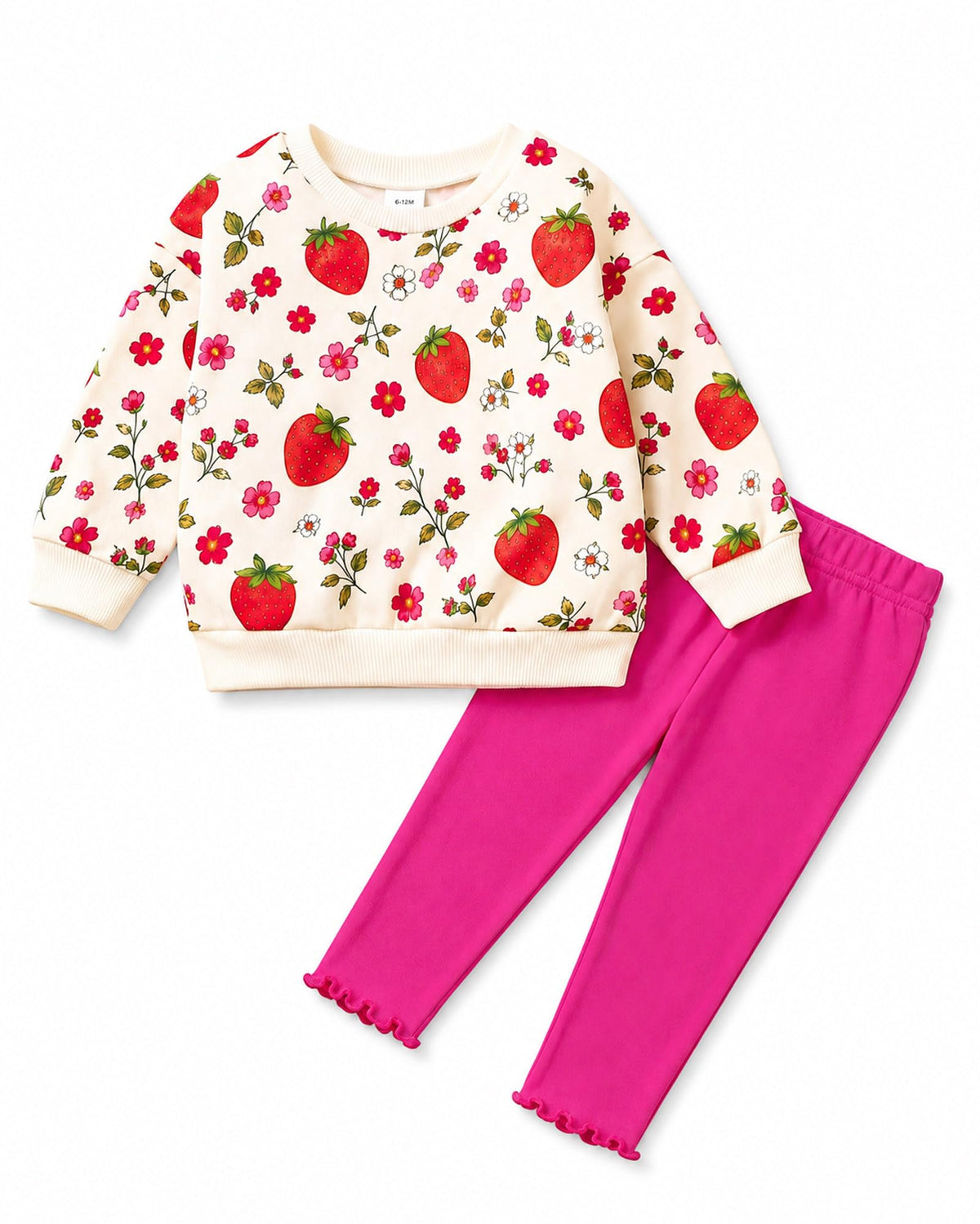 Baby Girl Clothes Baby Girl Outfits Sweatshirt Pants Set Long Sleeve Floral Print 6 12 18 24 Months 2T 3T