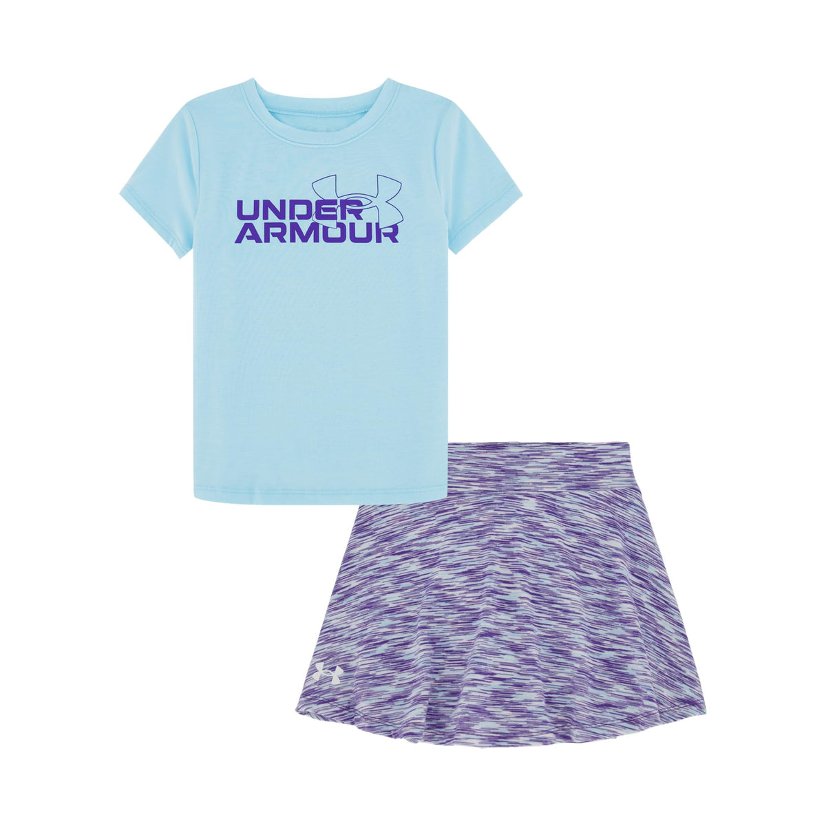 Under Armour Girl's 2-piece Short Sleeve Tee and Skort Set