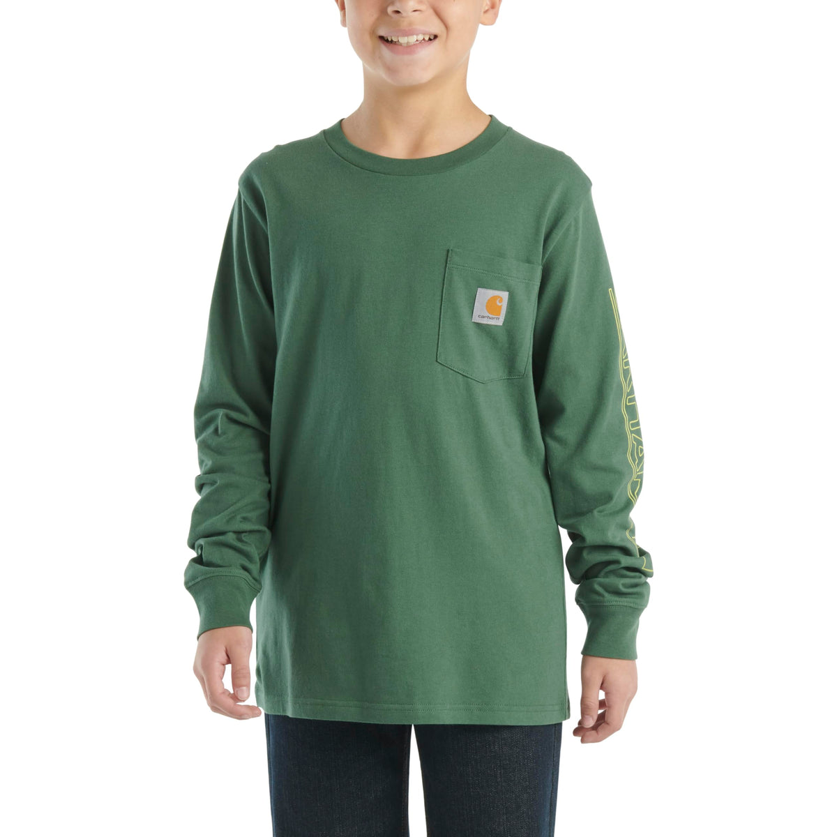 Carhartt Boys Long-Sleeve Pocket T-Shirt