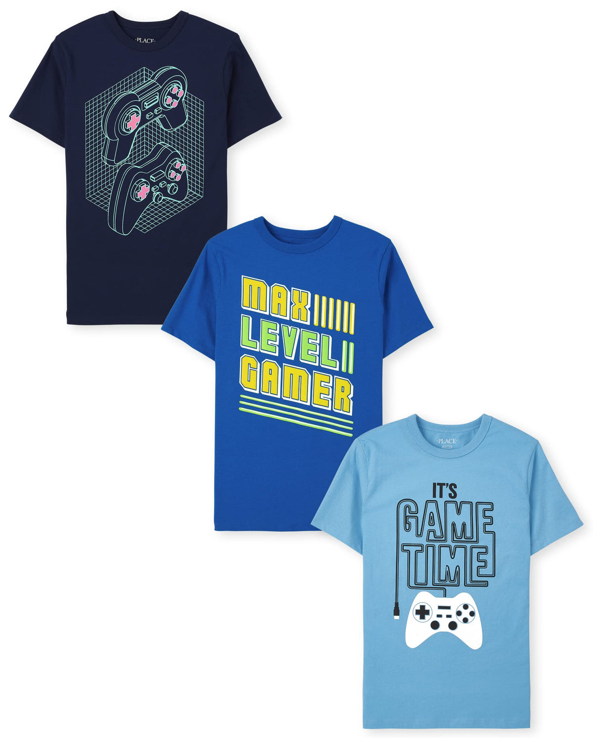The Children's Place Boys The Children's Place Boys Short Sleeve Graphic T- Shirt 3-Pack