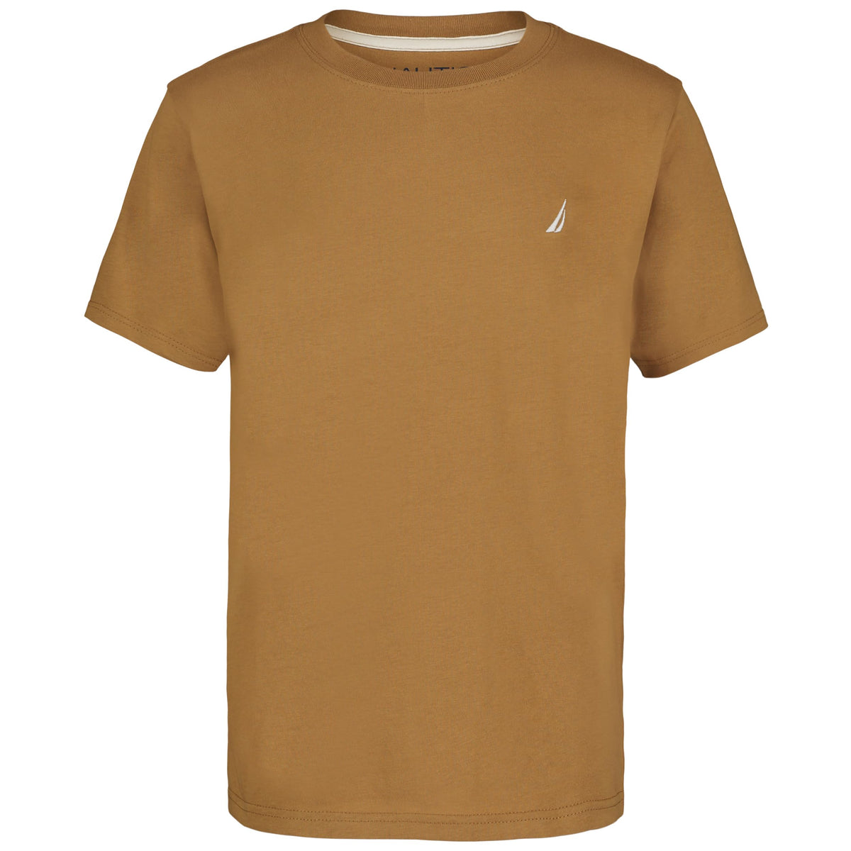 Nautica Boys' Short Sleeve Solid Crewneck T-Shirt