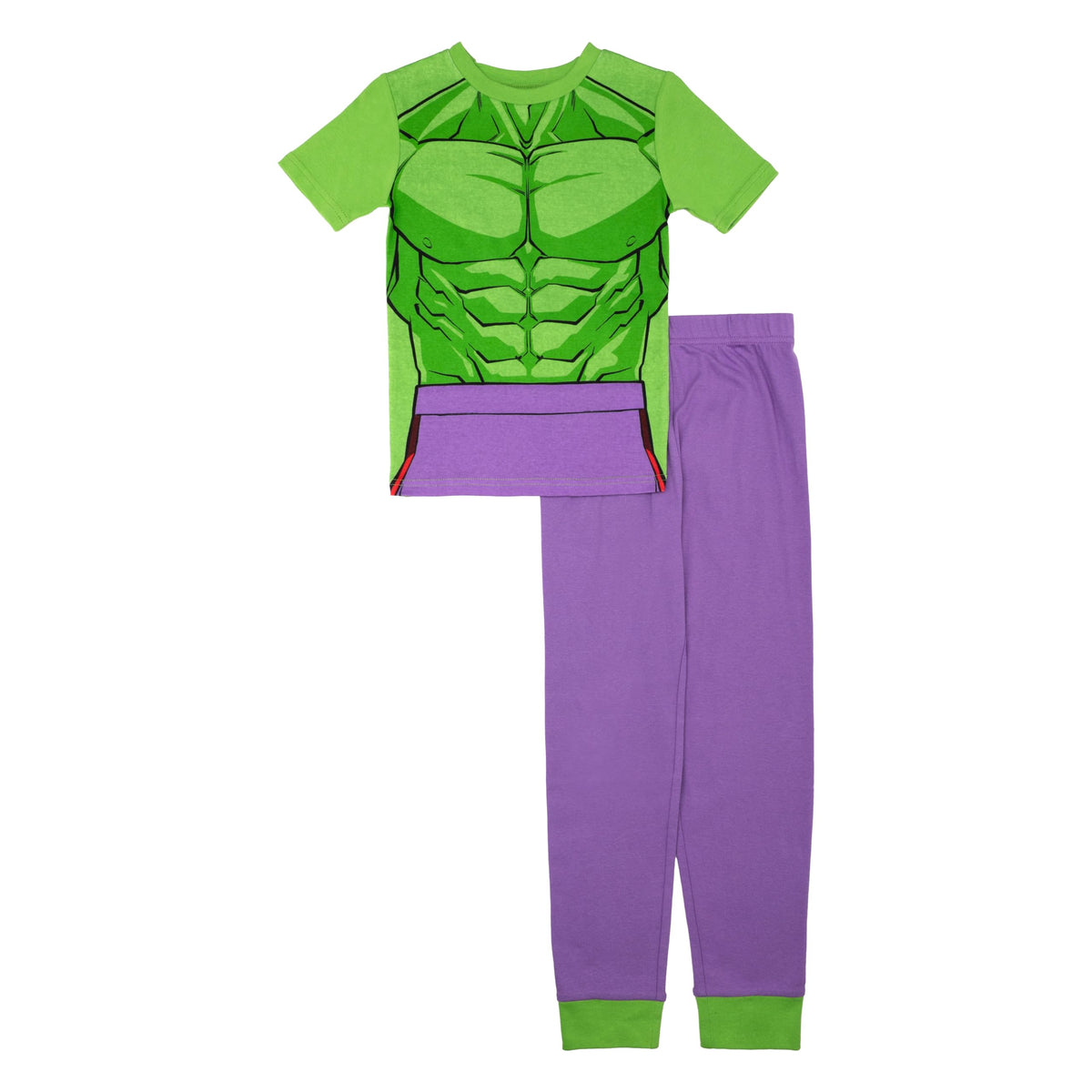 Marvel Boys' 2-piece Snug-fit Cotton Matching Holiday Pajama Set, Soft & Cute for Kids