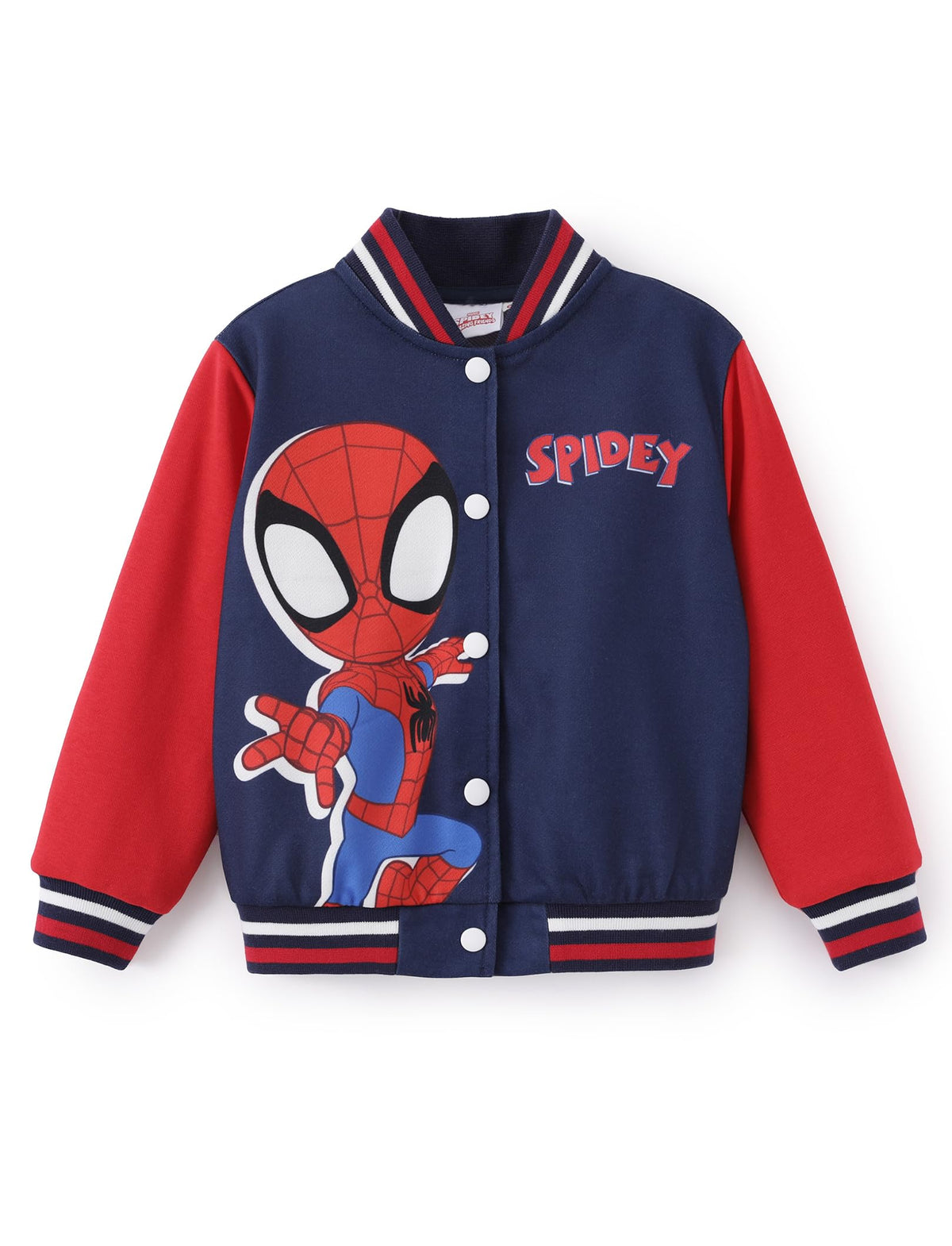 Disney Bomber Jacket Spider Man Marvel Toy Story Cars Varsity Cardigan2-13Y
