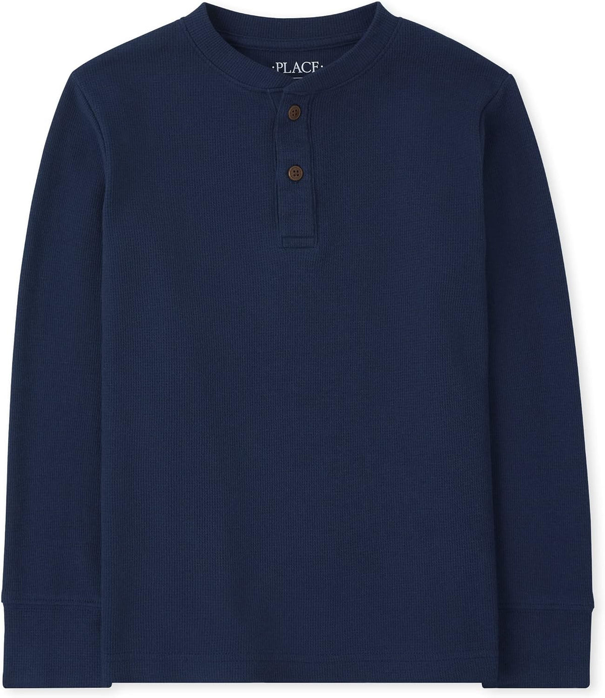 The Children's Place boys Long Sleeve Thermal Henley Shirt