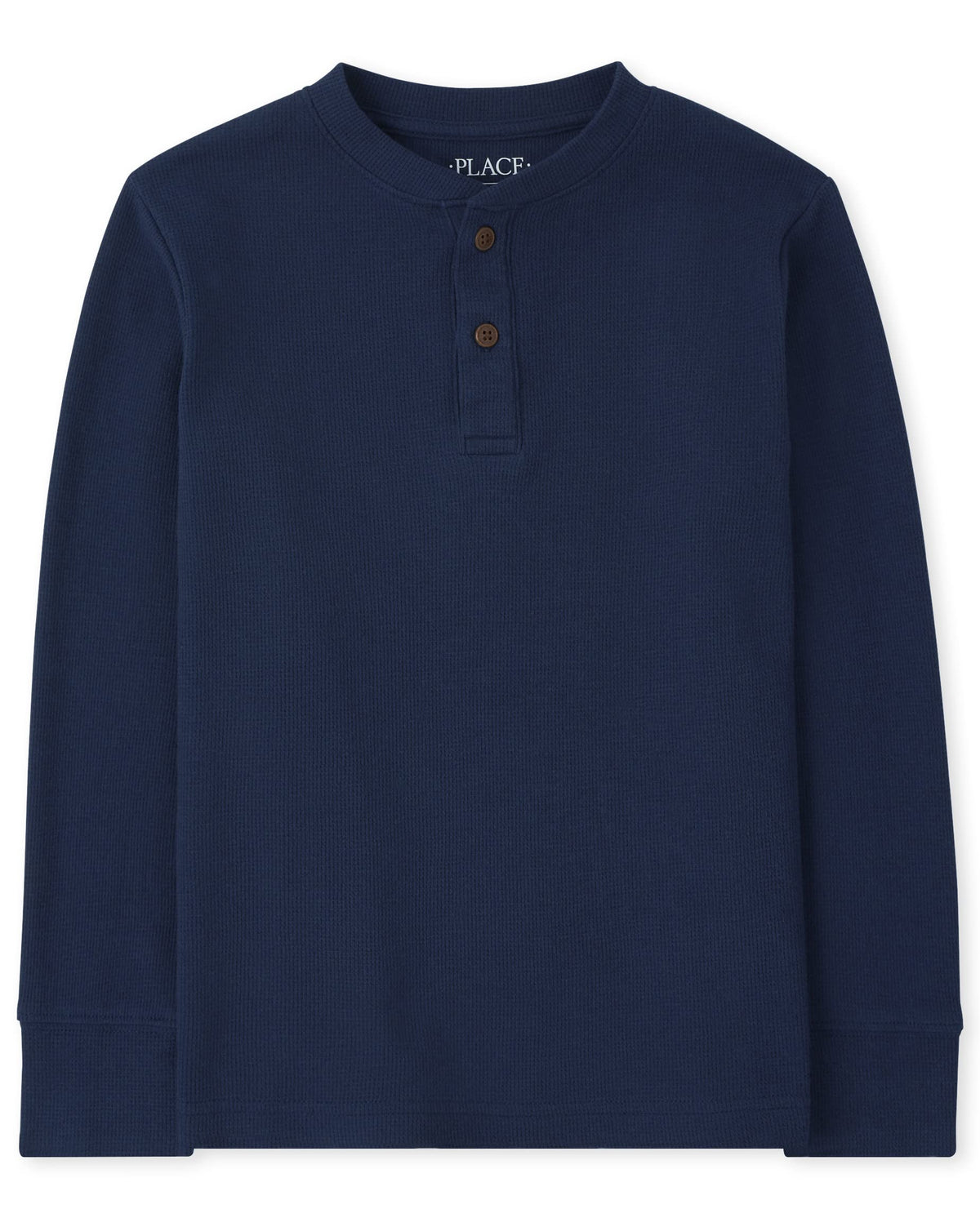 The Children's Place boys Long Sleeve Thermal Henley Shirt