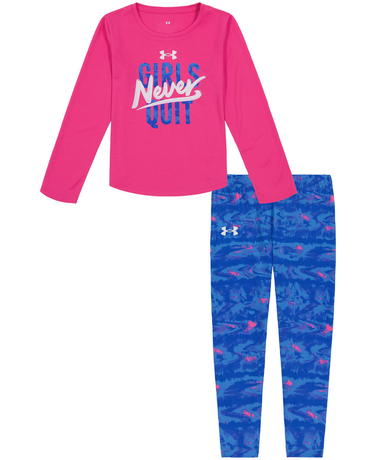 Under Armour Kids Printed LS Leggings Set (Little Kid)