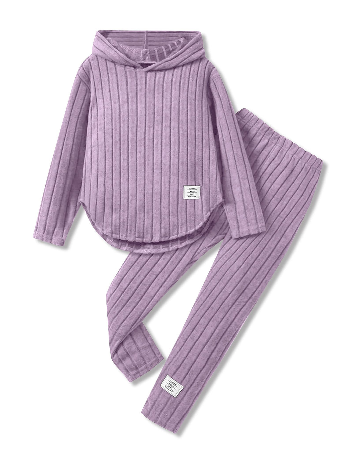 Toddler Girl Fall Clothes Set Warm Sweatshirt Pants Long Sleeve Sweatsuits Winter Hooded Pullover Outfits