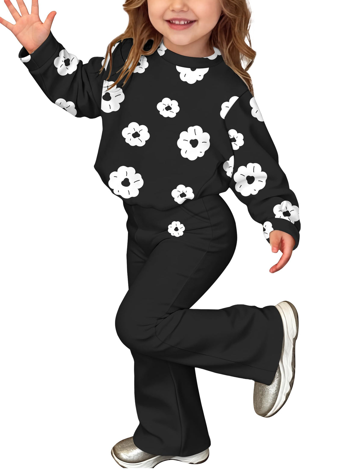Toddler Girl Clothes 12M-4T Pullover Pant Sets Outfits With Pockets