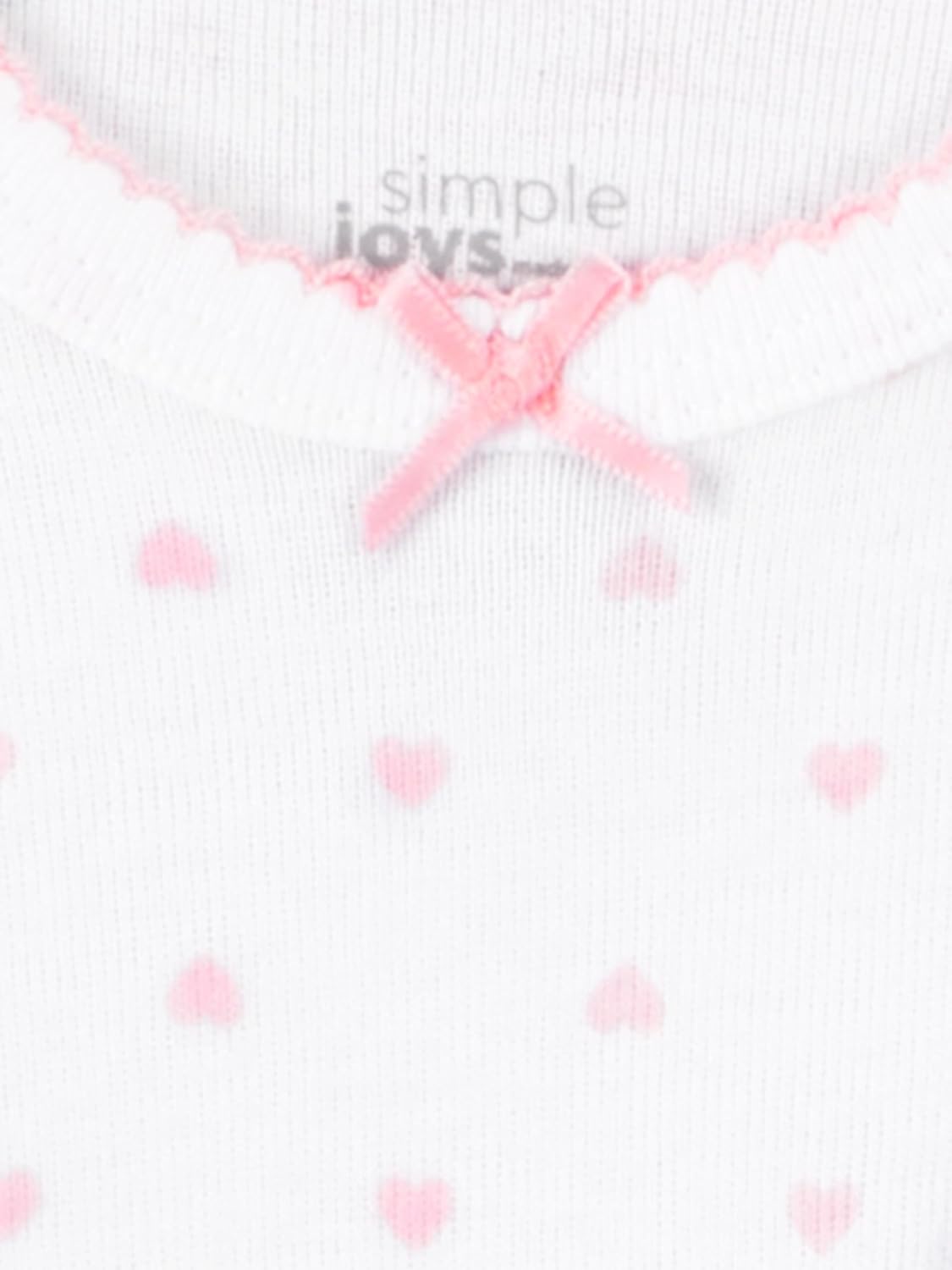 Simple Joys by Carter's Baby Girls 6-piece Bodysuits (Short and Long Sleeve) and Pants Set
