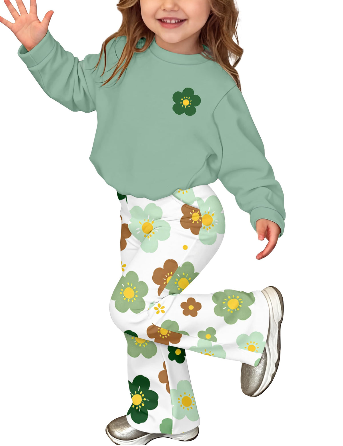 Toddler Girl Clothes 12M-4T Pullover Pant Sets Outfits With Pockets