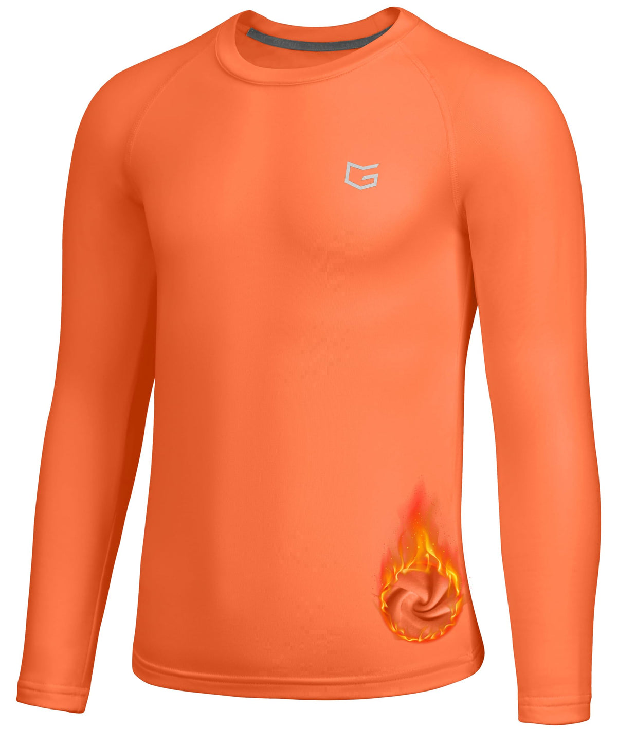 G Gradual Youth Boys Compression Thermal Shirt Long Sleeve