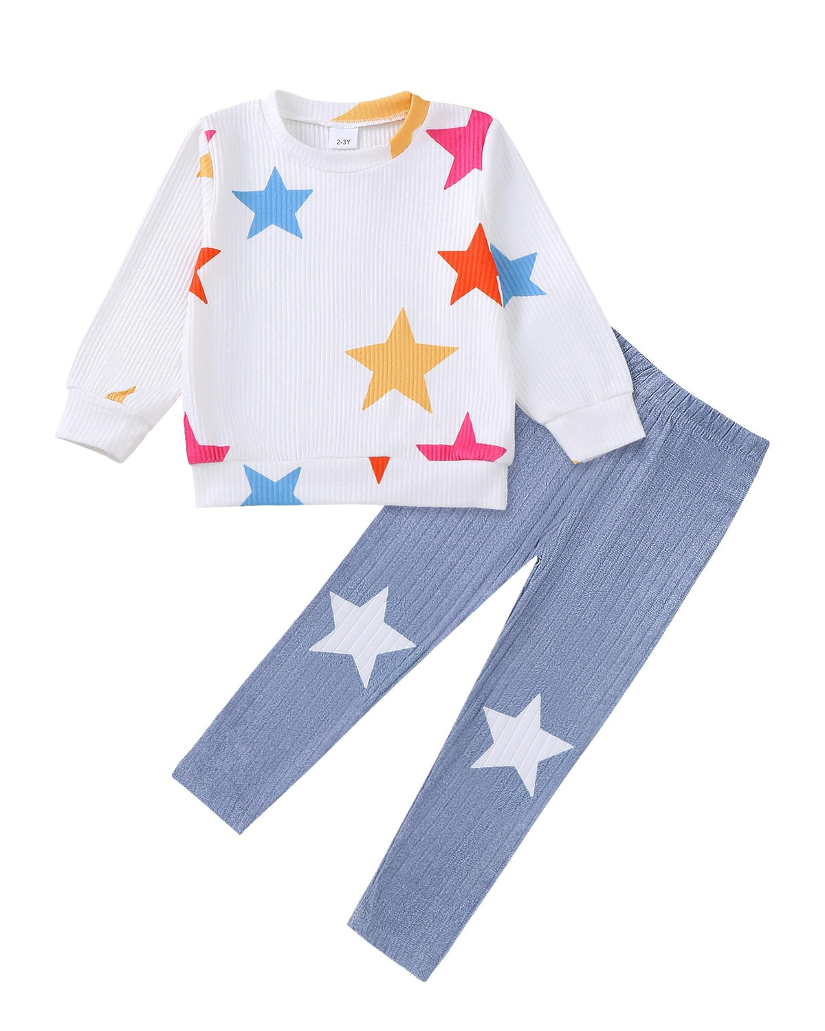 SODLON Girls Clothes Little Girl Fall Winter Leggings Pants Outfits 2-7Y