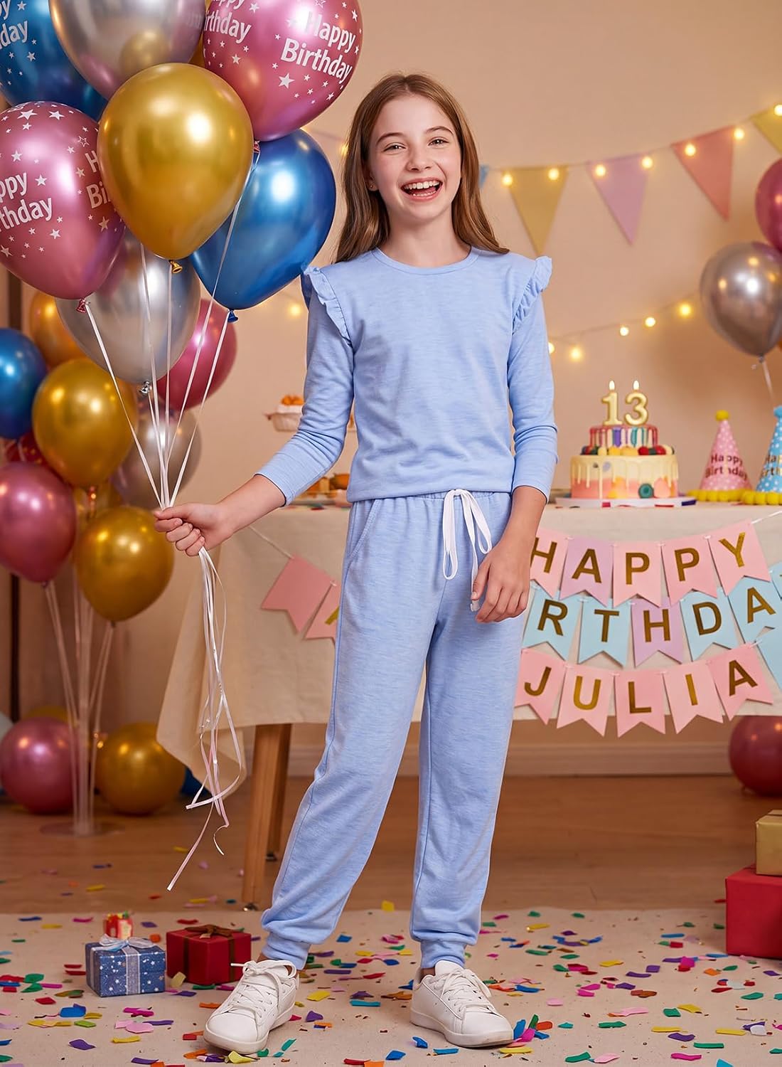 blibean Girls Fall Clothes Sets Fashion 2 Piece Outfits Size 4-13 Years