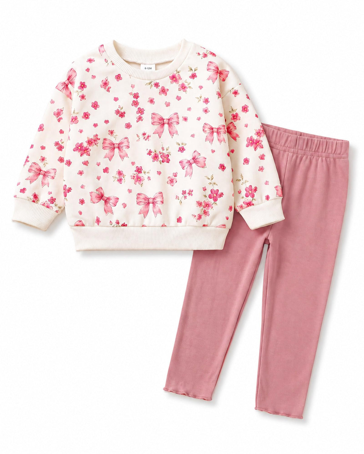 Baby Girl Clothes Baby Girl Outfits Sweatshirt Pants Set Long Sleeve Floral Print 6 12 18 24 Months 2T 3T