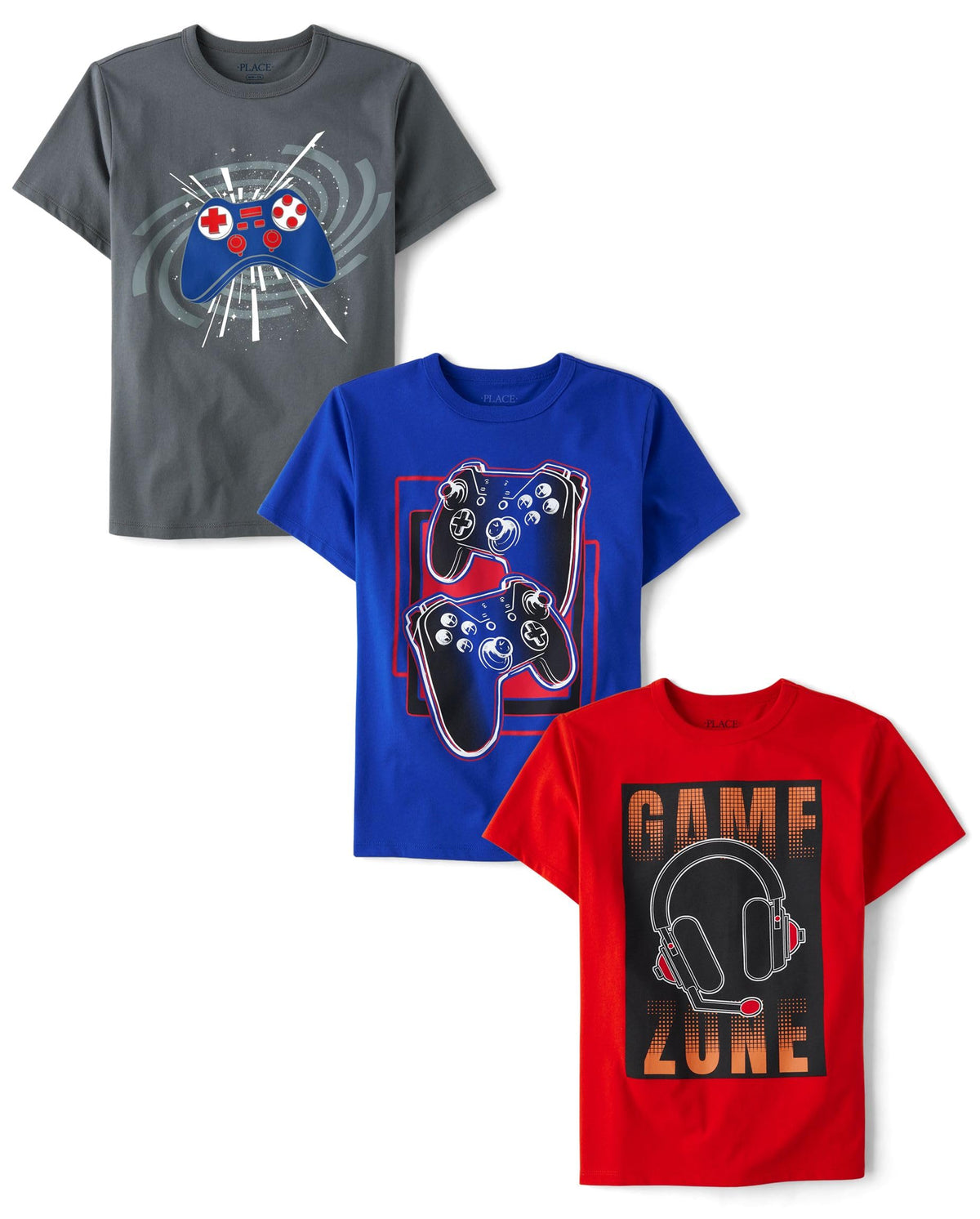 The Children's Place Boys The Children's Place Boys Short Sleeve Graphic T- Shirt 3-Pack