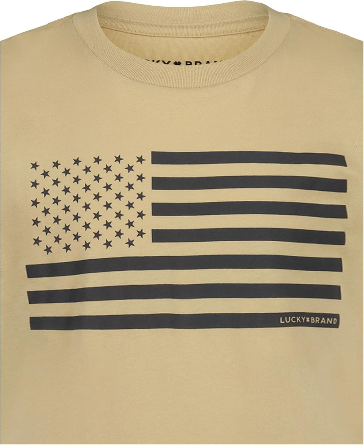 Lucky Brand Boys' Short Sleeve Graphic Crew Neck T-Shirt, Soft, Comfortable, Relaxed Fit