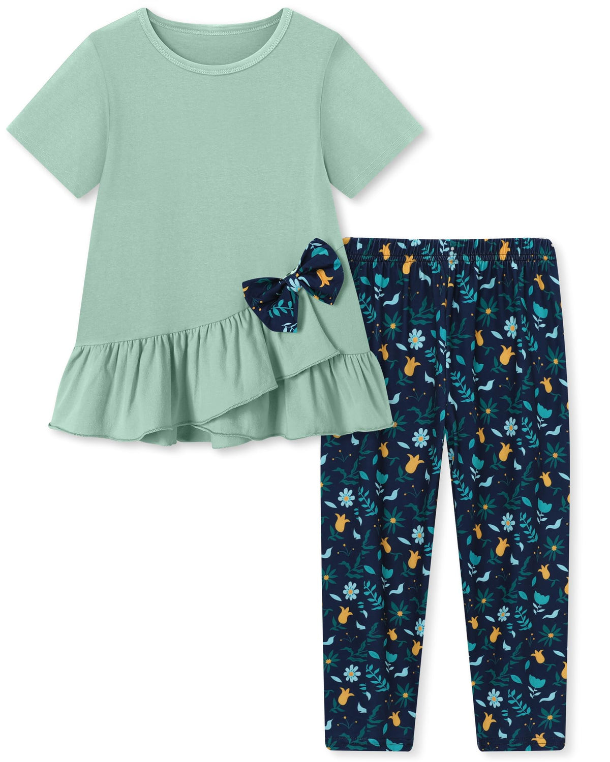 Toddler Girl Clothes 2-8Years Girls Spring Summer Outfit 2Pcs Set