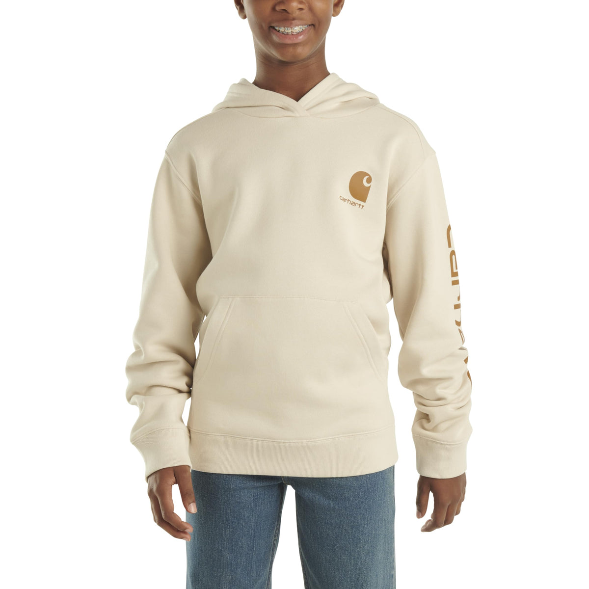 Carhartt Boys Long Sleeve Hooded Sweatshirt