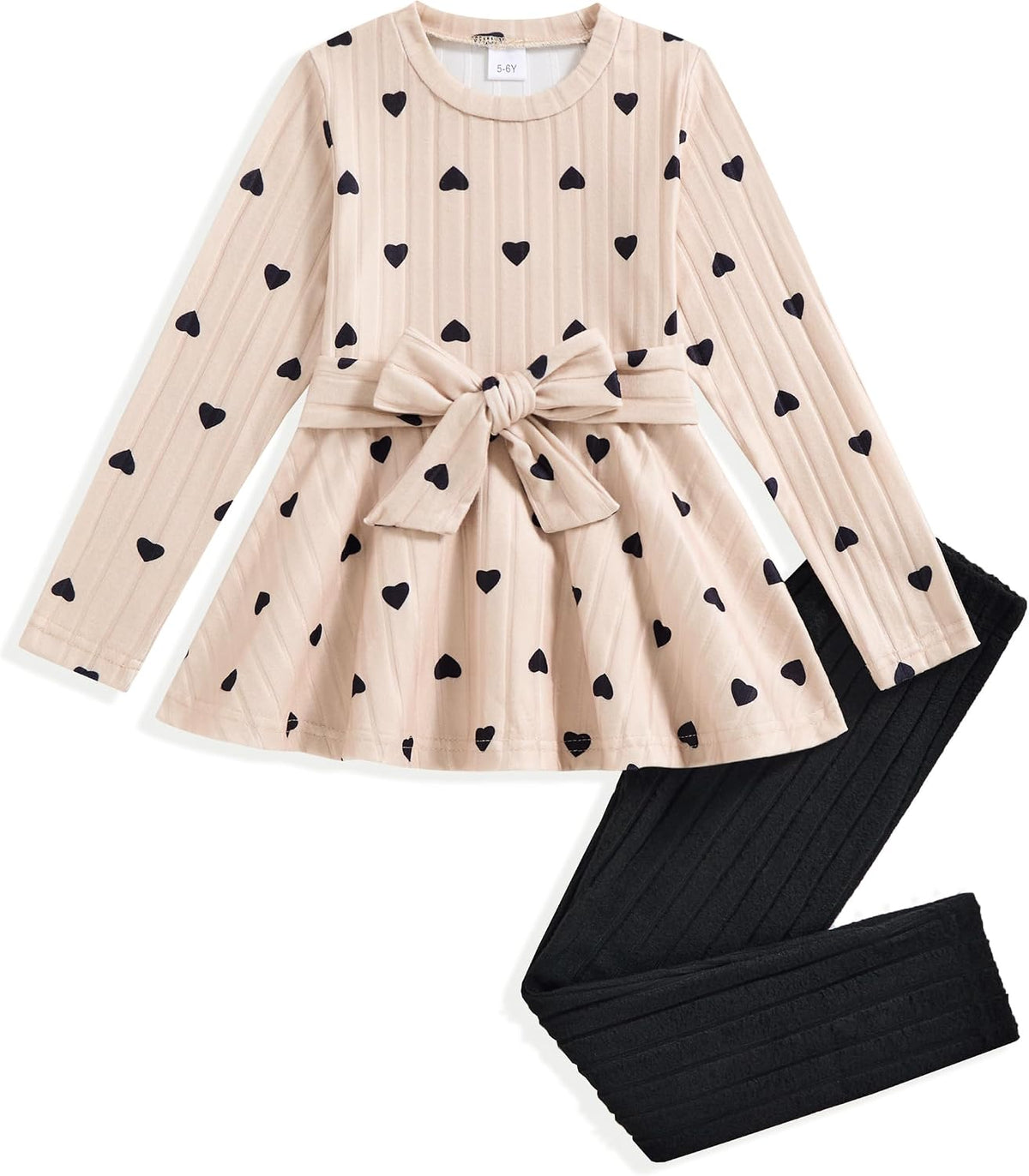 Toddler Girl Clothes Color Block Fall 2 Piece Outfit for Girls