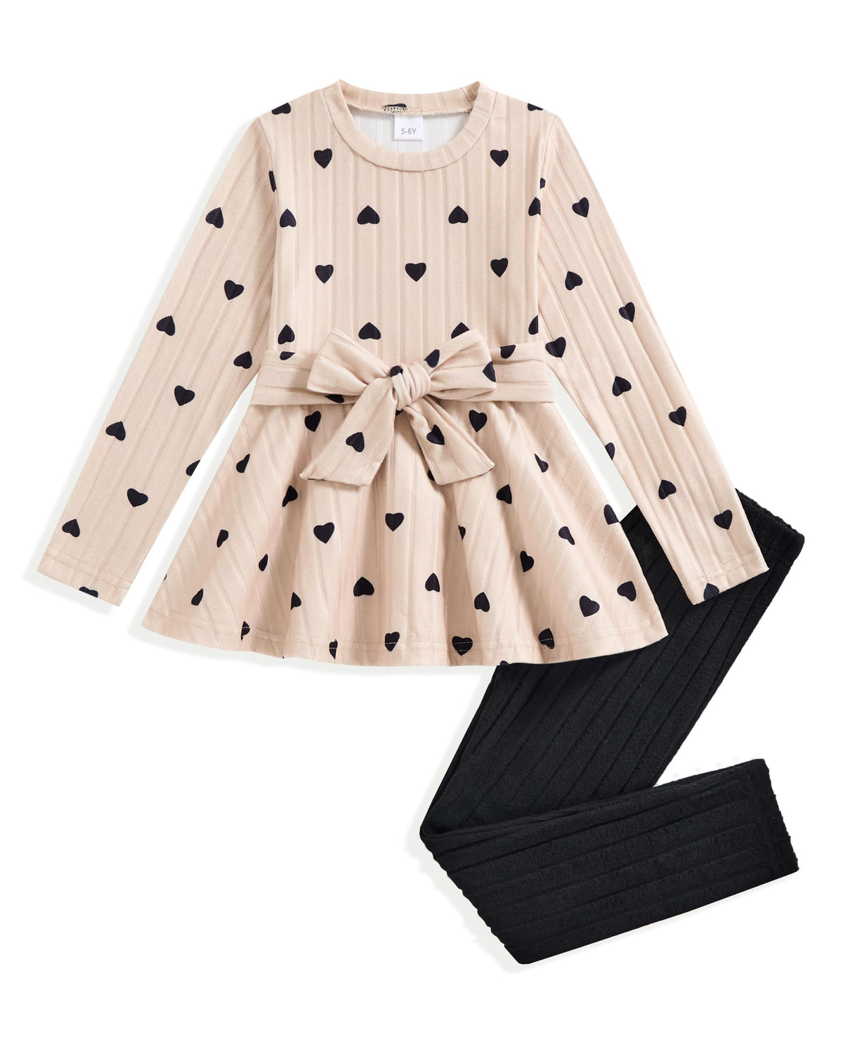 Toddler Girl Clothes Color Block Fall 2 Piece Outfit for Girls