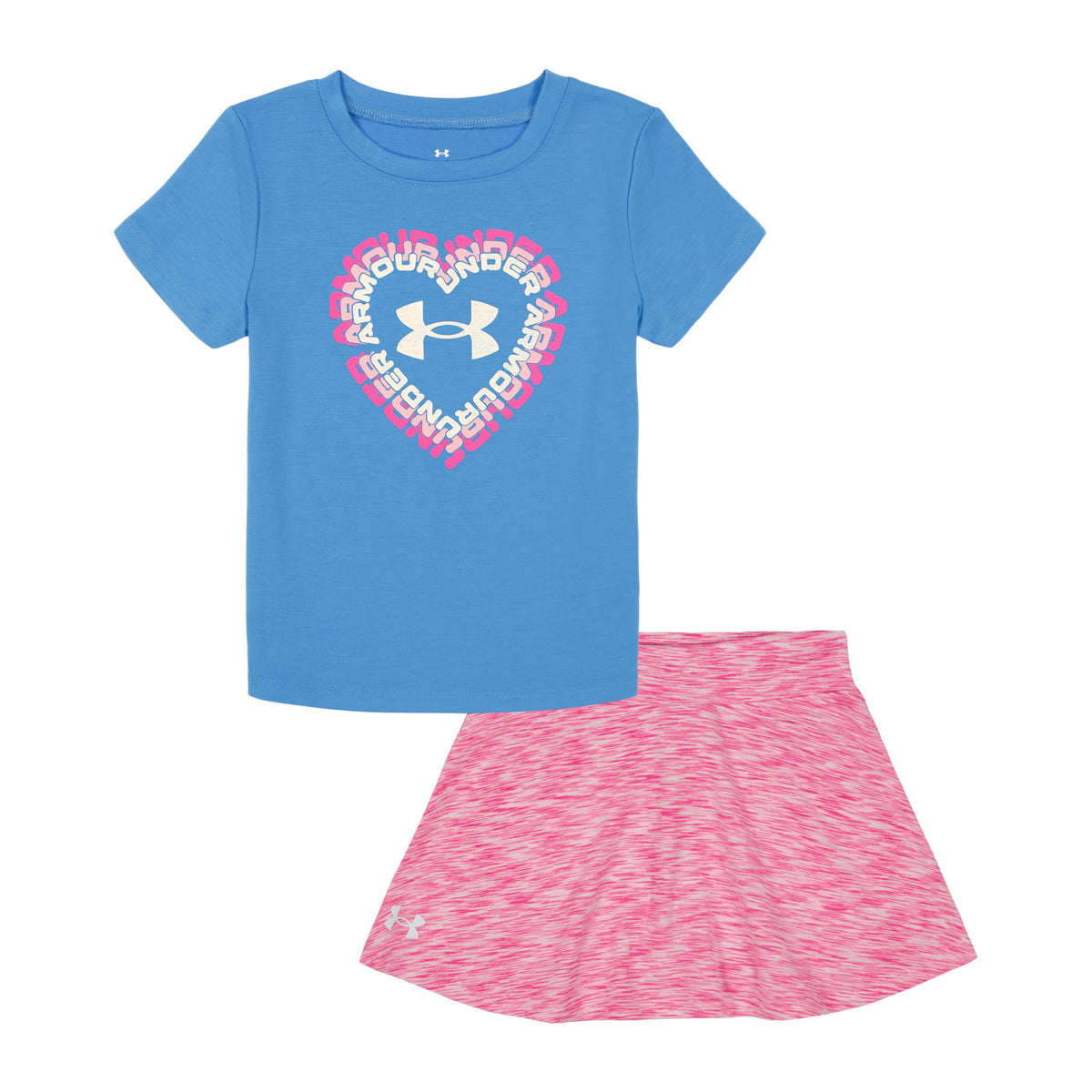 Under Armour Girl's 2-piece Short Sleeve Tee and Skort Set