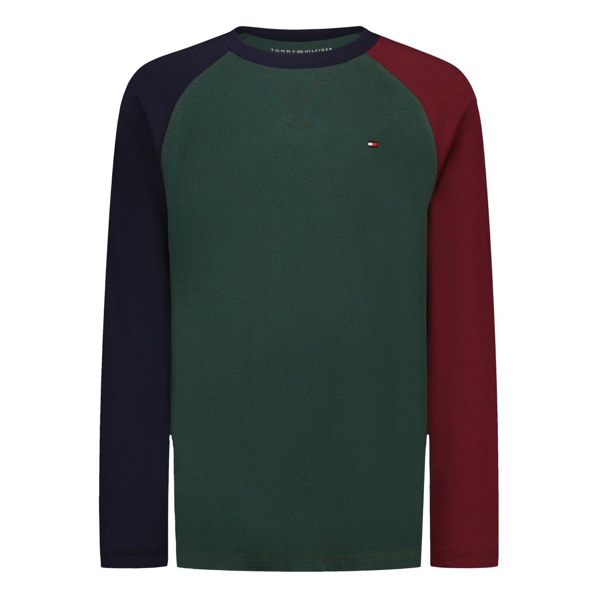 Tommy Hilfiger Boys' Long Sleeve Crew Neck T-Shirt